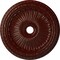 Ekena Millwork Viceroy Ceiling Medallion (Canopies up to 4 7/8"), 35 1/8"OD x 4 7/8"ID x 2 1/2"P, Brushed Mahogany CM35VIBMF - alternate 1